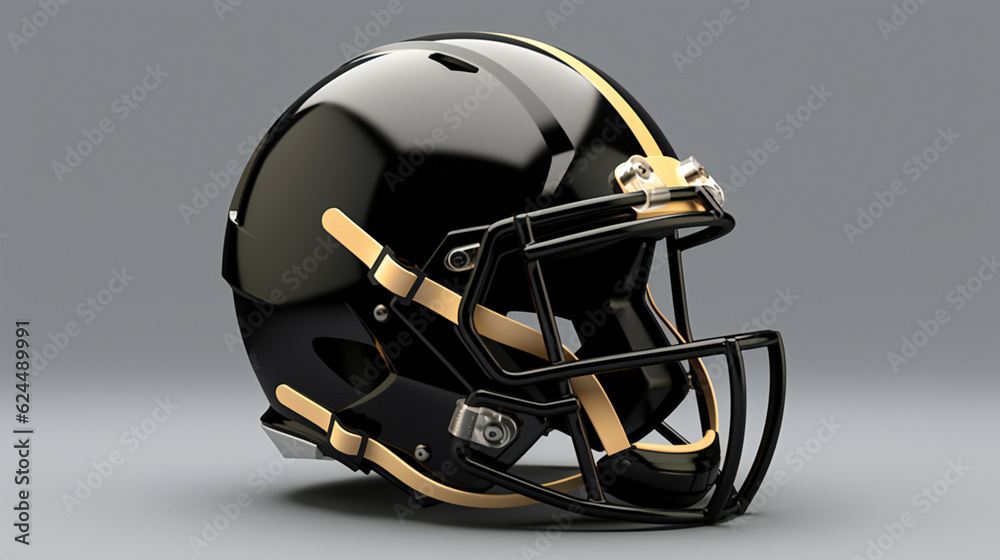 Fototapeta premium helmet isolated on black