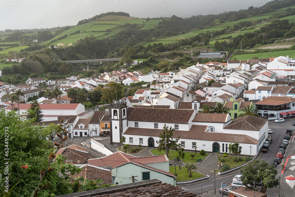 Fototapeta premium Agua de Pau in Sao Miguel island.