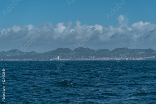 View on sea and land of Sao Miguel.