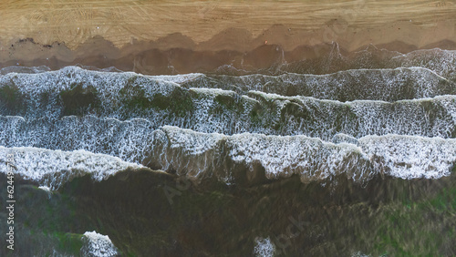 Aerial view of Crystal Beach, in Galveston County, Texas, United States photo