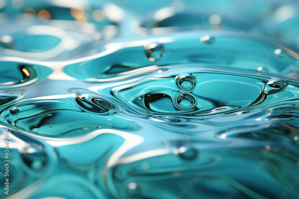 illustration of waterdrops and waves illustration of waterdrops and waves