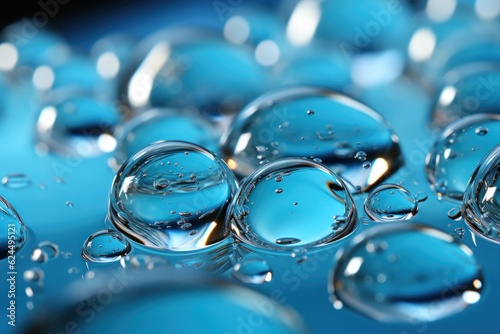illustration of waterdrops and waves
