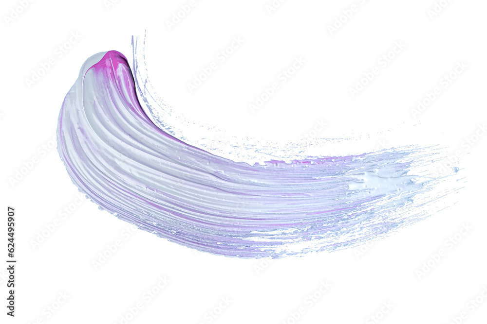 Pink gradient acrylic paint, ink brush stroke, brush, line, art. Clean