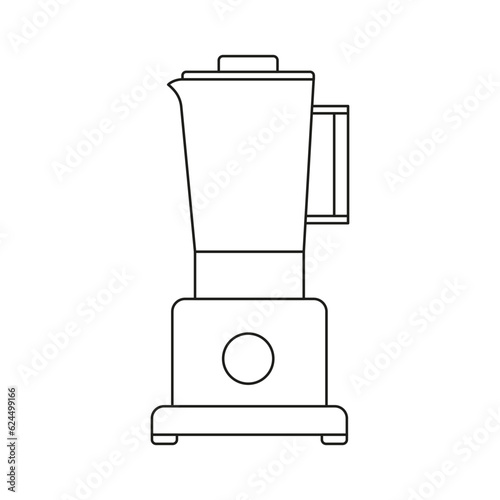 Automatic kitchen blender icon on a white background.