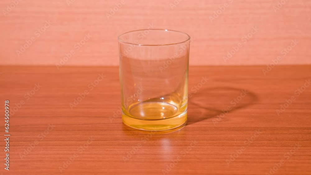 Glass cup turns into plastic cup Glass cup turns into plastic cup
