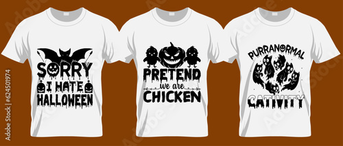 Sorry I hate Halloween T Shirt,