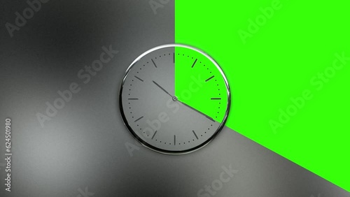 Clock makes the complete load with the transition to green
