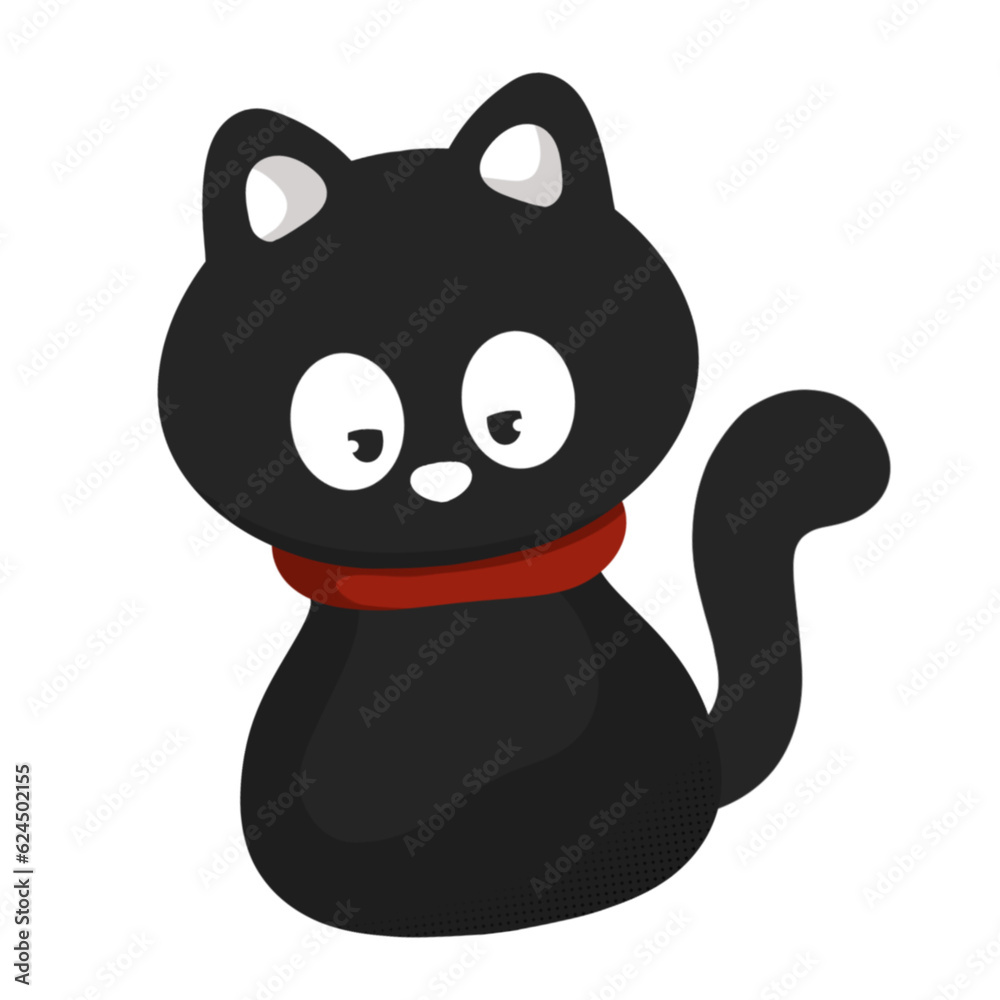 Naklejka premium Cat