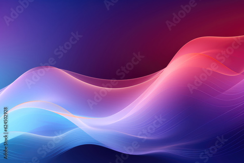 Abstract Swirl Lines Colorful Background