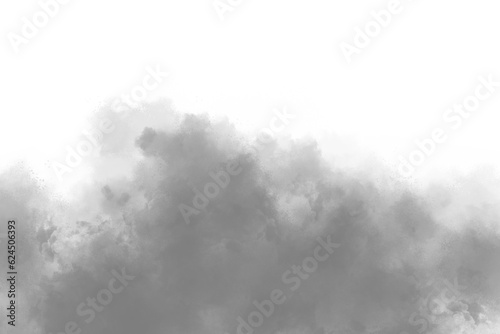 fog or smoke with white blank copy space. mist or smoke effect on transparent background