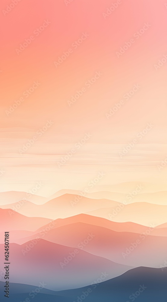Gradient yellow hue sunrise glow landscape atmosphere phone wallpaper background, ai generated Gradient yellow hue sunrise glow landscape atmosphere phone wallpaper background, ai generated