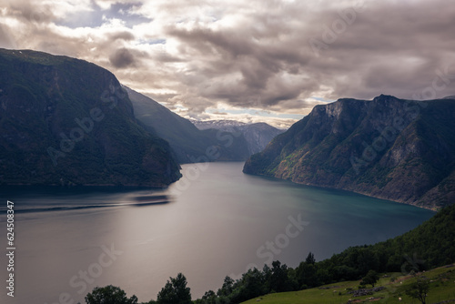 Prest, Norway - July 4th, 2023: Fjord landscape from the viewpoint of Prest, Norway © rpbmedia