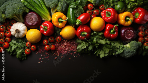 Assorted vegetable background