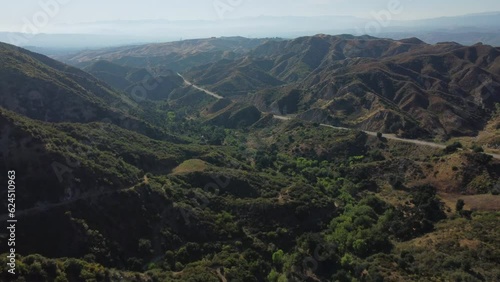 San Gabriel Mountains near Santa Clarita Valley, Los Angeles County 