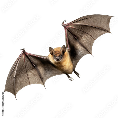 a Fruit Bat in flight in various positions in a Nature-themed, photorealistic illustration in a PNG, cutout, and isolated. Generative AI © Purple Penguin GFX