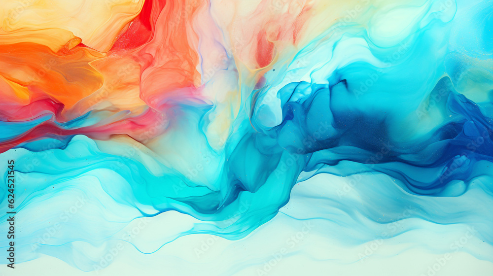 Obraz premium abstract watercolor background. Generative Ai. 