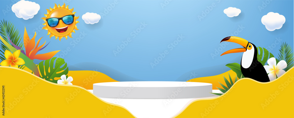 Fototapeta premium Summer Poster