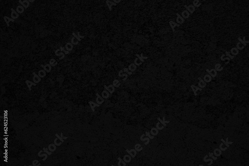 Black dark gray concrete wall. Texture background of old wall. Dark rough and grunge cement wall.