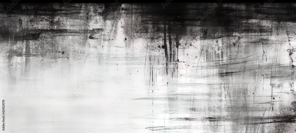 Texture background. Distressed grungy, black, grey, white colors. Splatter, rough paint. Dirty, grunge, glitch pattern. Aged, dark, metal effect. Generative AI. Texture background. Distressed grungy, black, grey, white colors. Splatter, rough paint. Dirty, grunge, glitch pattern. Aged, dark, metal effect. Generative AI.