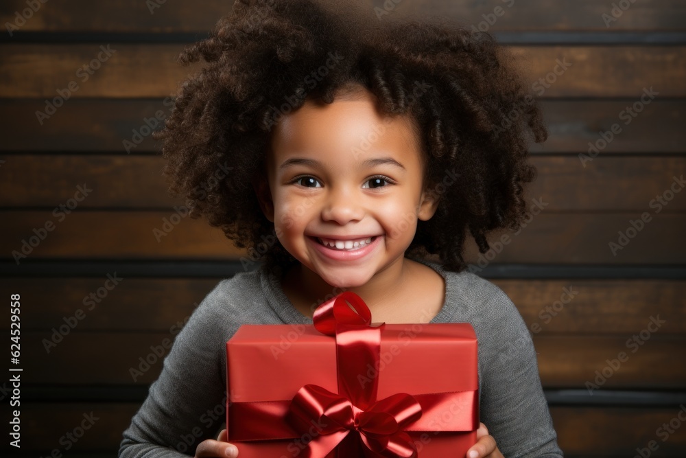 Girl Sitting Under a Christmas Tree Opening Presents AI Generated Girl Sitting Under a Christmas Tree Opening Presents AI Generated