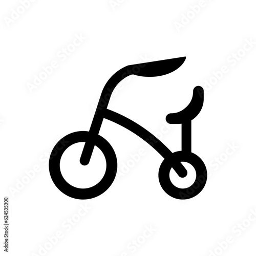 Child bicycle icon
