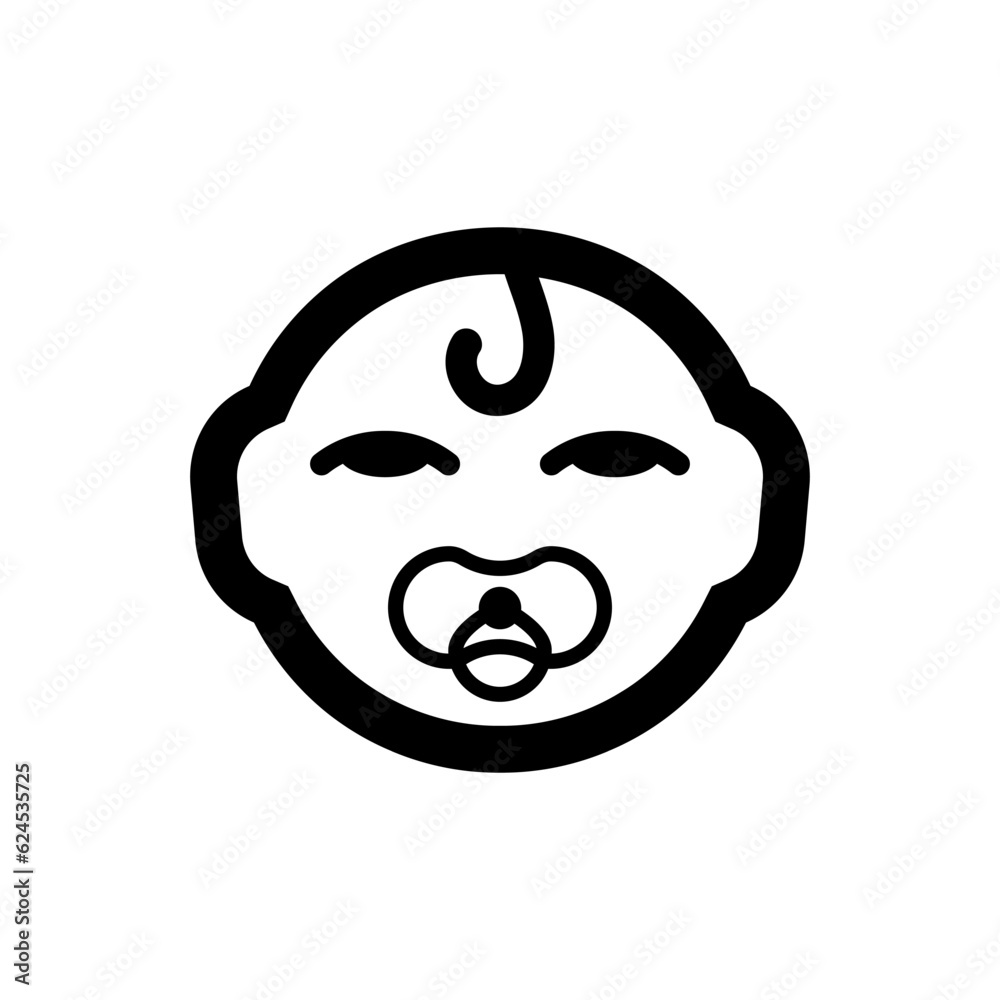 Fototapeta premium baby pacifier icon