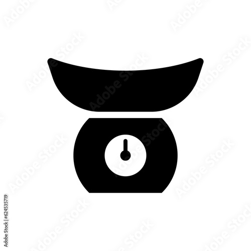 Baby weight scales icon