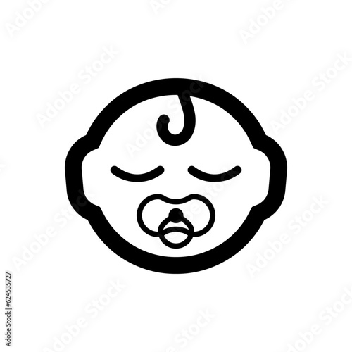 Baby sleep icon