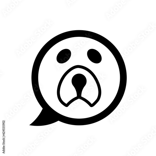 Dog talk icon