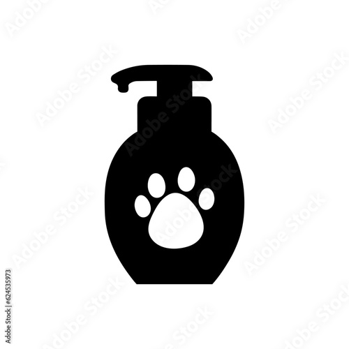 Dog shampoo icon