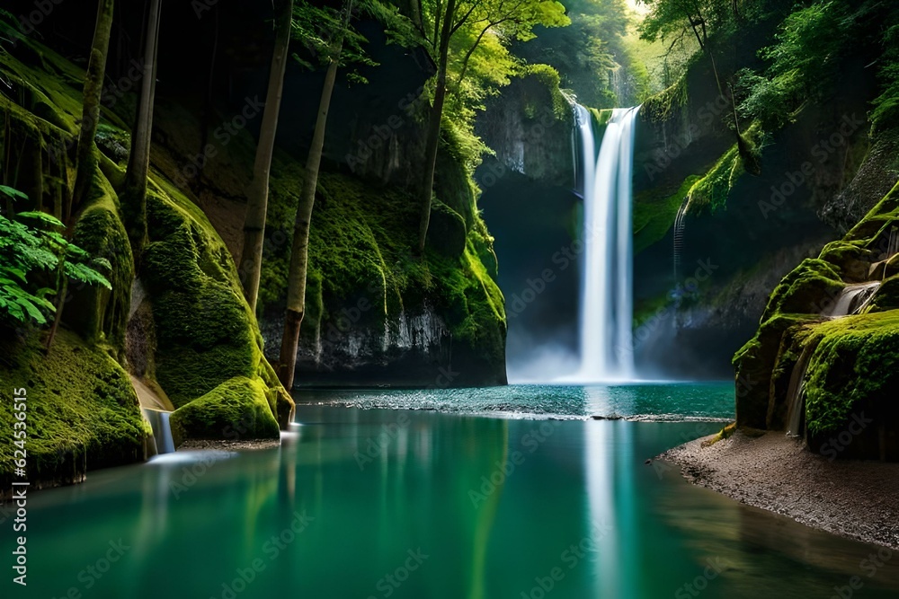 waterfall generated ai waterfall generated ai