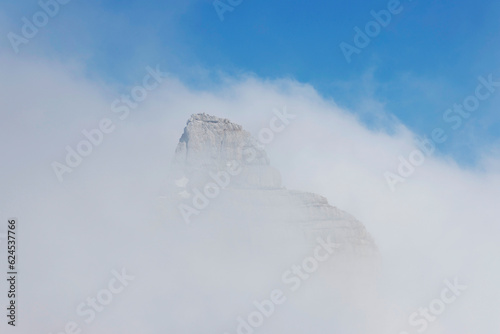 The high Austrian region of Dachstein, view from the Dachstein cable car station, Austria, Europe	
 photo