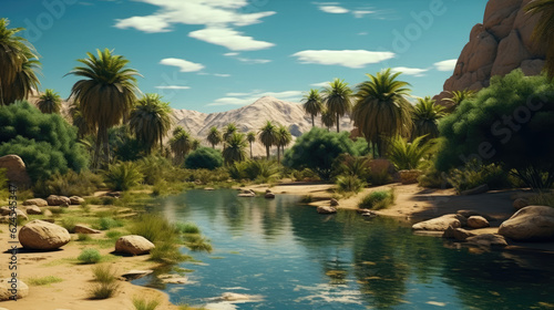 A green OASIS in the desert