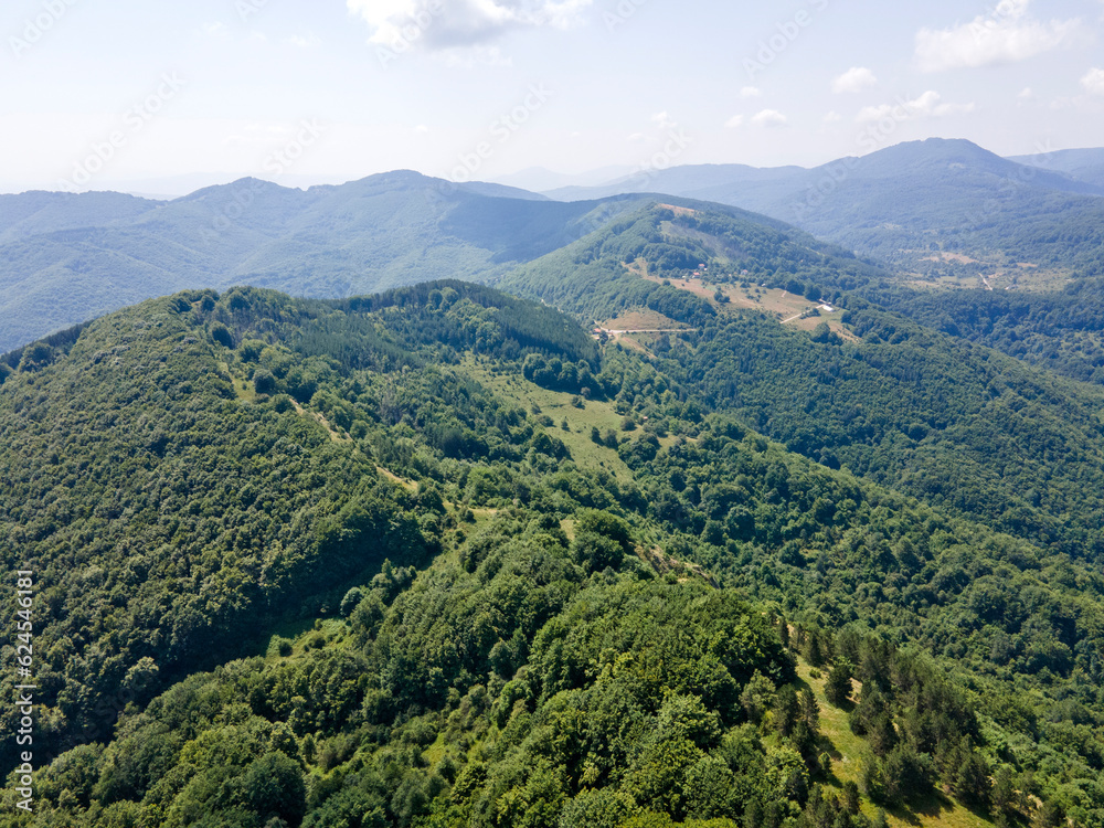 Landscape of Erul mountain near Kamenititsa peak, Bulgaria