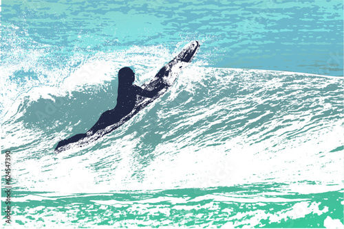 surfeo, surf, surfista, mar, paraiso, playa, silueta, vector, tabla, tour, skimboard