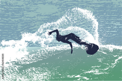 surfeo, surf, surfista, mar, paraiso, playa, silueta, vector, tabla, tour, skimboard