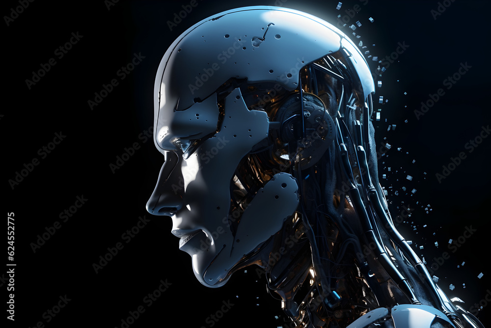 The Enigmatic Humanoid: AI Robot with Lifelike Human Characteristics, generative ai The Enigmatic Humanoid: AI Robot with Lifelike Human Characteristics, generative ai