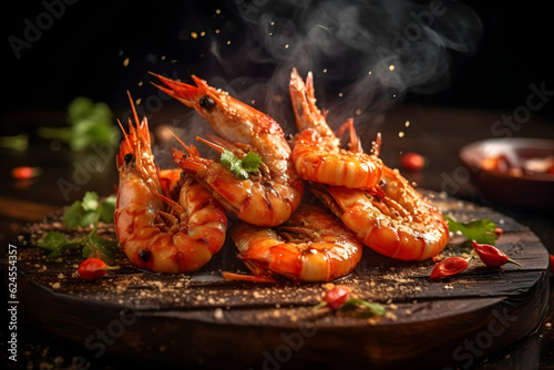 grilled shrimp, generative ai 