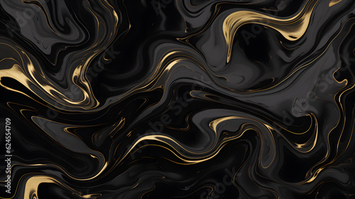 Gold Patterned natural of black marble  Gold Russia  texture background for product design generativ ai