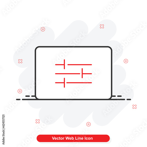 vector line icon set