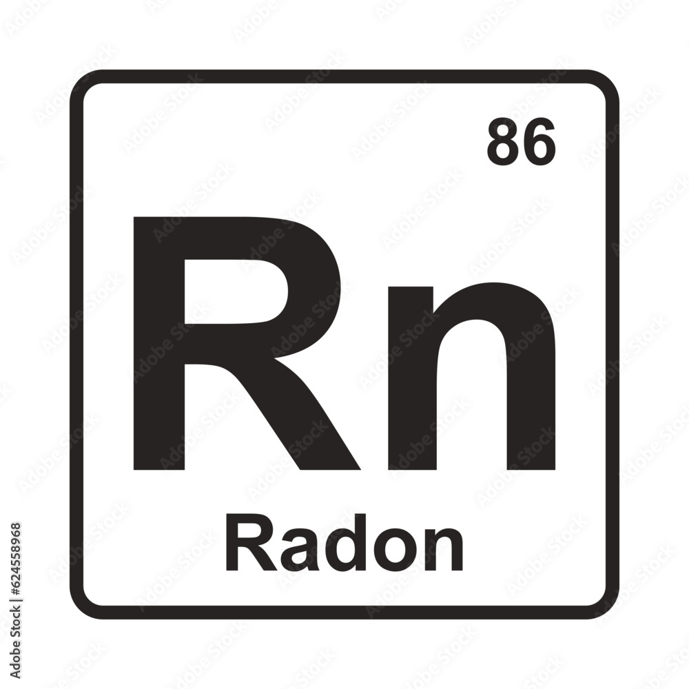 Radon element icon Radon element icon