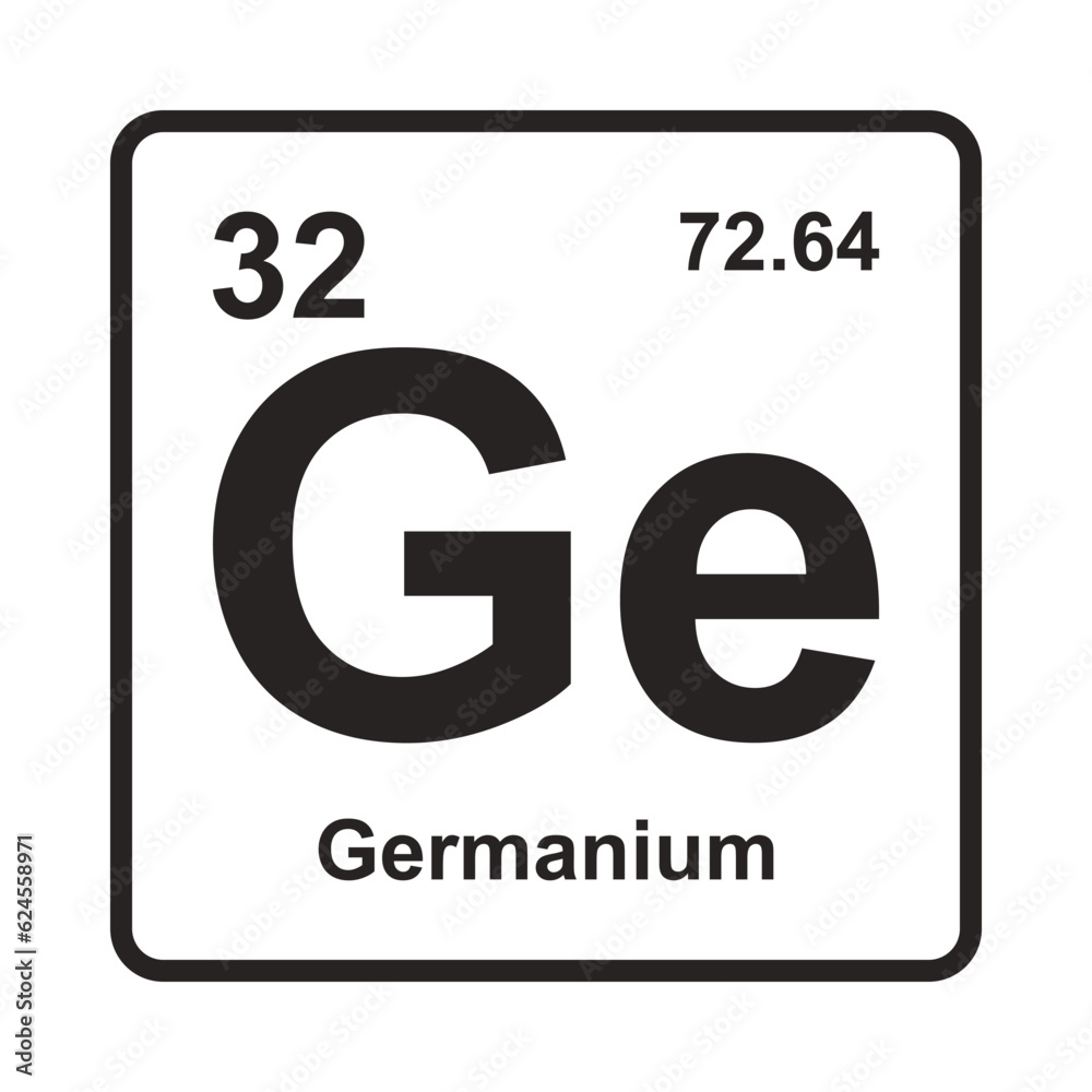 Germanium chemical element icon Germanium chemical element icon
