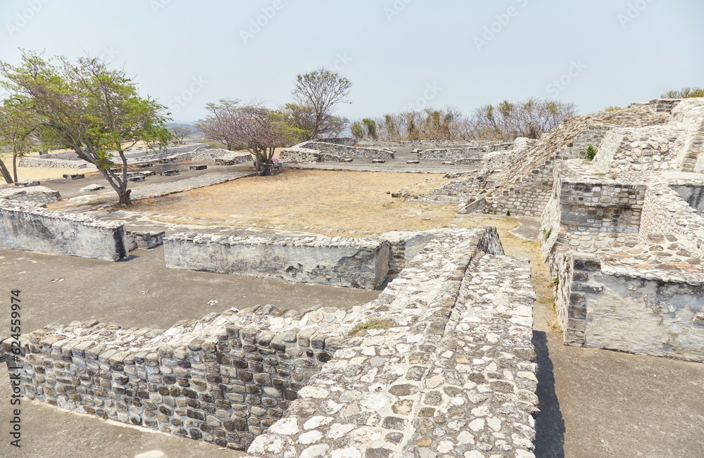 The ancient city of Xochicalco, Morelos is a rare example of a Mayan city in central Mexico The ancient city of Xochicalco, Morelos is a rare example of a Mayan city in central Mexico