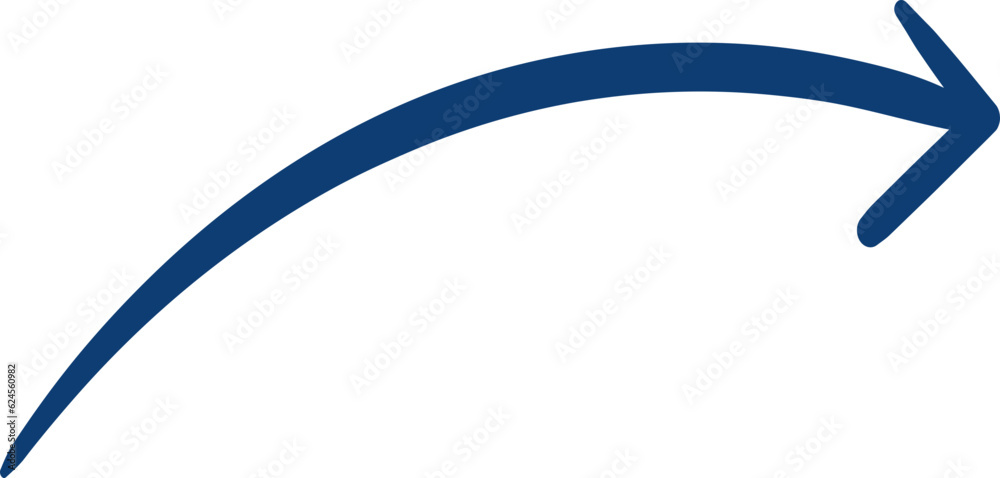 Navy Doodle Arrow Navy Doodle Arrow