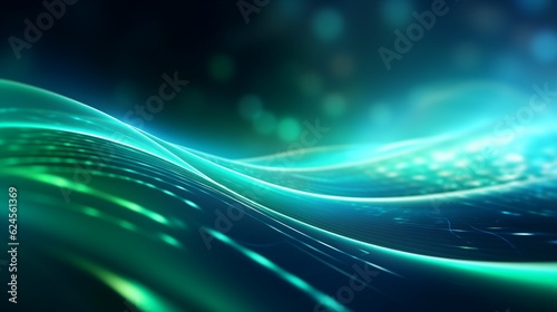 abstract futuristic background portal tunnel with pink blue and green glowing neon moving high speed wave lines and glare lights. Data transfer concept Science style wallpaper 