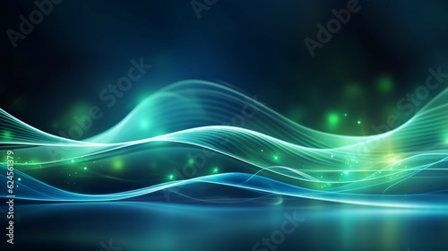 abstract futuristic background portal tunnel with pink blue and green glowing neon moving high speed wave lines and glare lights. Data transfer concept Science style wallpaper 