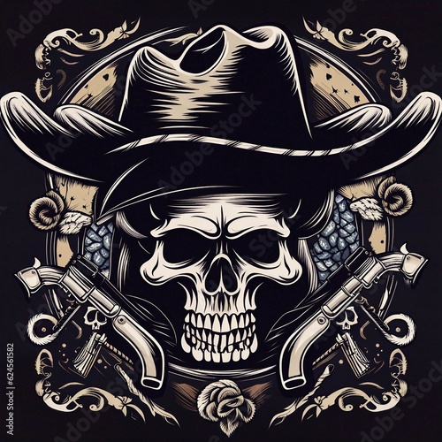 cowboy skull