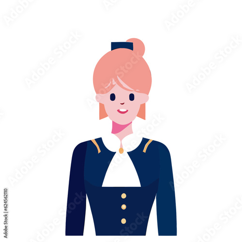 Servant Woman, Maid Female Vector Art, Domestic Service Illustration