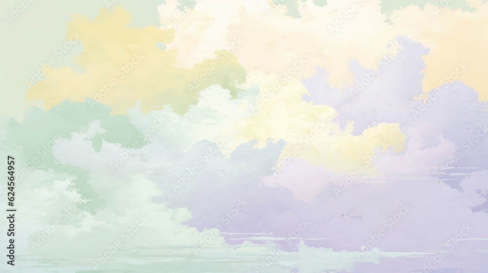 Pastel colored background of sky illustration