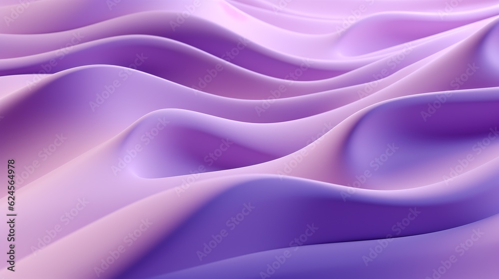 Soft purple 3D waveforms background Soft purple 3D waveforms background